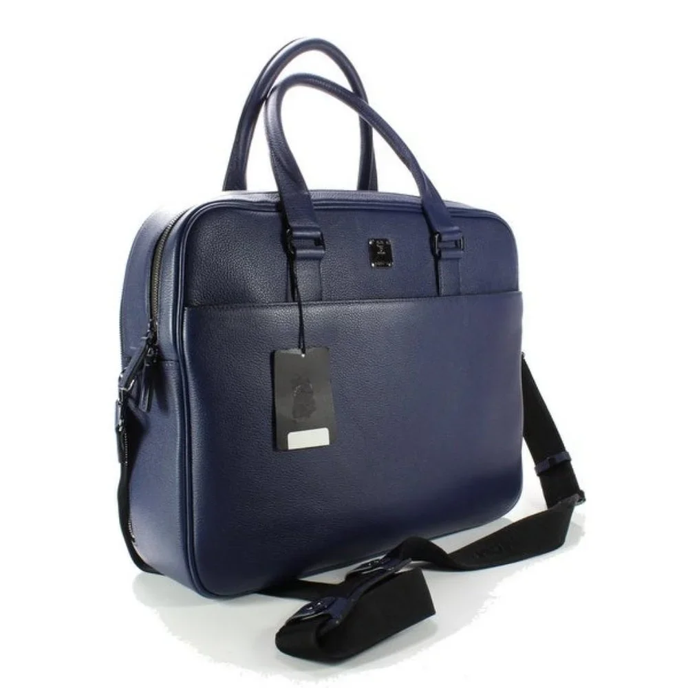 MCM Zip Briefcase/Messenger Bag
